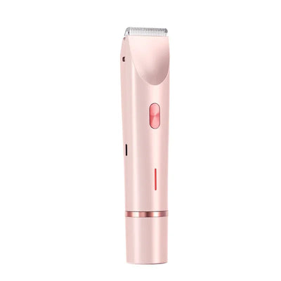 Electric Razors for Women 2in1 Bikini Trimmer Facial Mustache Shavers for Ladies Body Underarms Legs Portable Painless Epilator