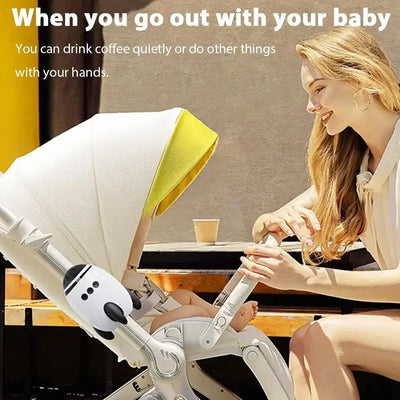 Baby Stroller Rocker accessories | Portable Automatic Infant Swing Sleep Soother with White Noise & Bluetooth