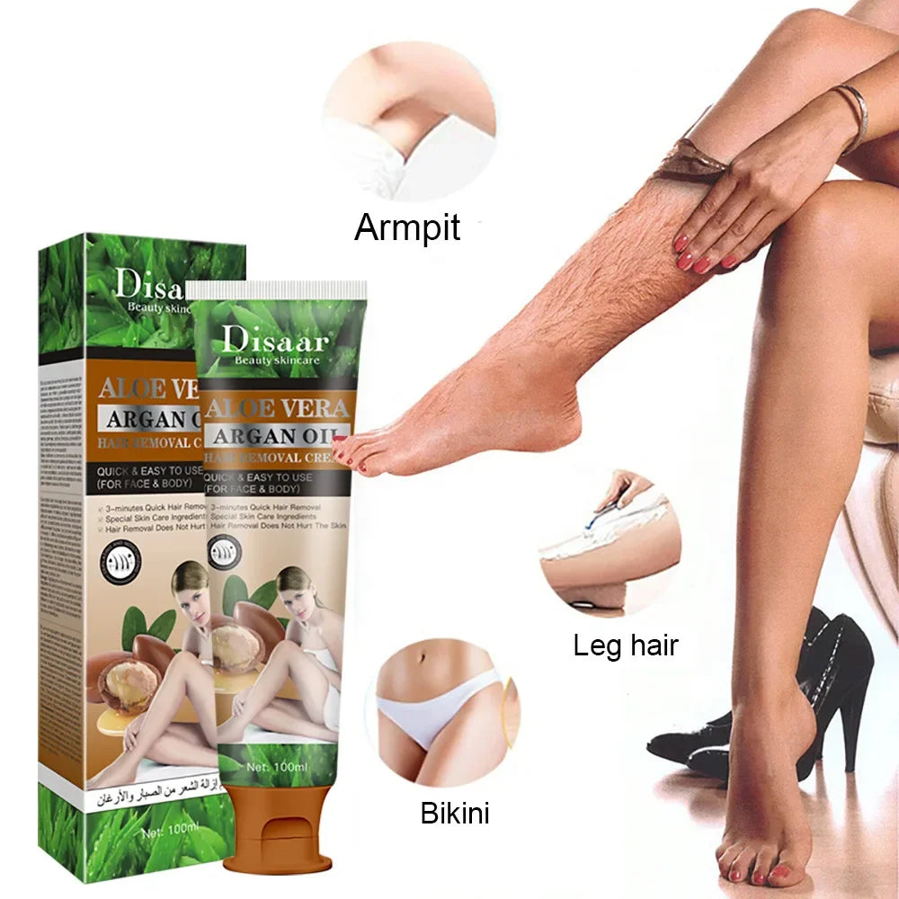 Permanent Hair Removal Cream Painless Intimate Parts Legs Body Armpit Depilatory For Man Women Whitening Body Care Products 100g