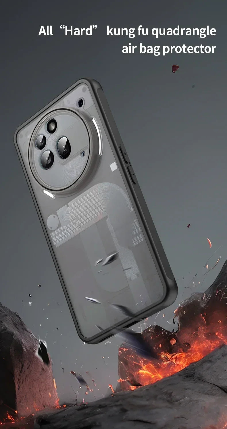 New Armor Bumper Shockproof Phone Case For Nothing Phone 3a Pro 5G Silicone Hard Cover Capa