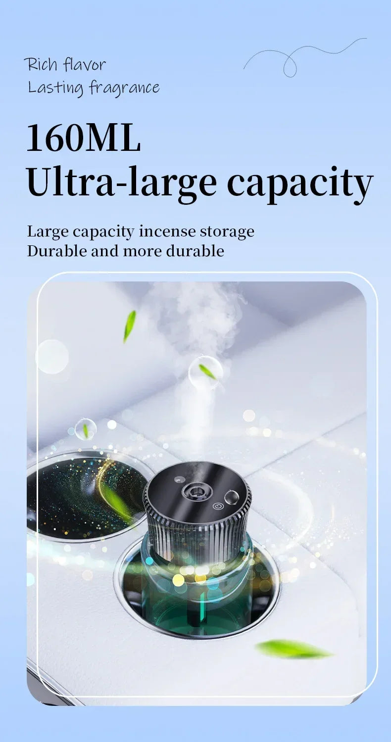 Smart car fragrance diffuser; car fragrance; automatic car fragrance diffuser; starry ceiling environment. USB car fragrance dif