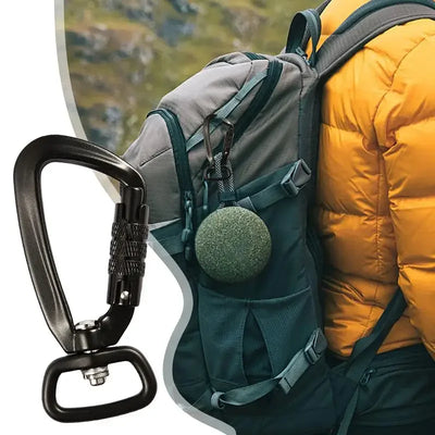 Mountain Climbing Carabiner Auto-Locking Twist Lock Caribeeners For Camping Shade Sail Accessories Rock Climbing Carabiner