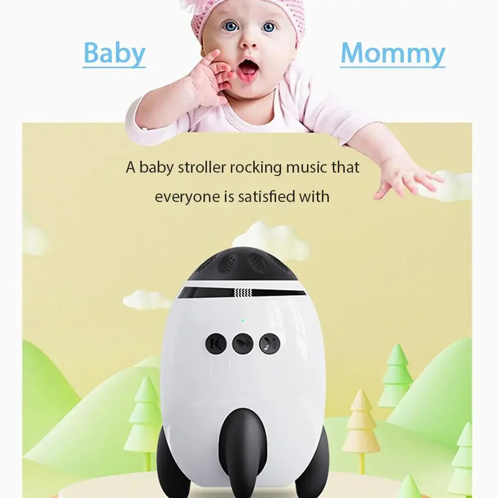 Baby Stroller Rocker accessories | Portable Automatic Infant Swing Sleep Soother with White Noise & Bluetooth