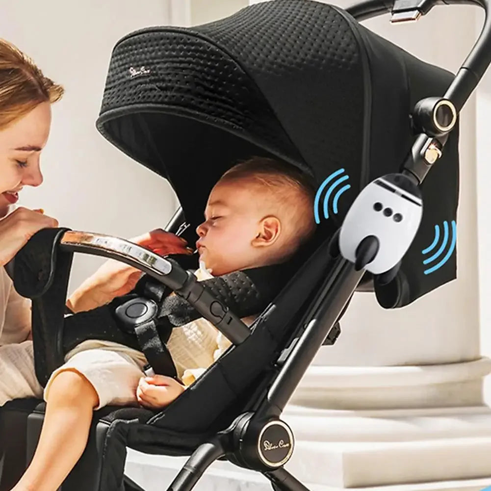 Baby Stroller Rocker accessories | Portable Automatic Infant Swing Sleep Soother with White Noise & Bluetooth