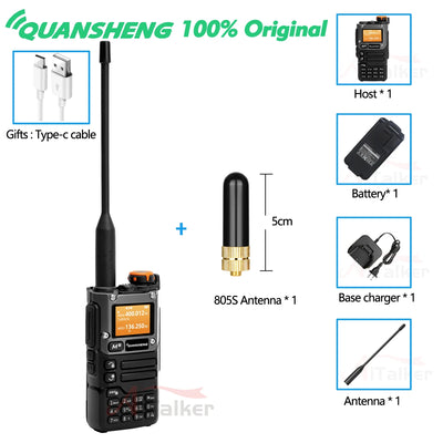 Quansheng UV K5 (8) Walkie Talkie Portable Am Fm Two Way Radio Commutator Station Amateur Ham Wireless Set Long Range Receiver