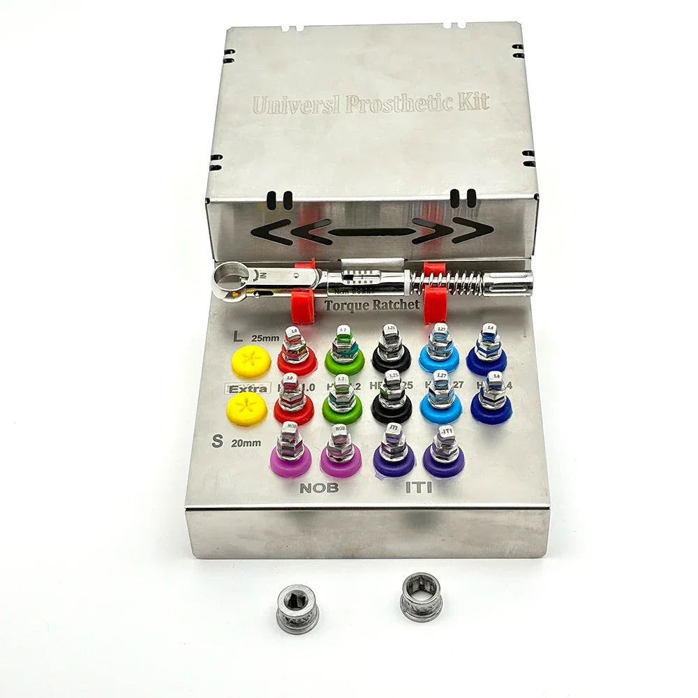 Dental Universal Implant Torque Kit Screwdriver Wrench for Prosthetic Restoration Ratchet Dentist Tools