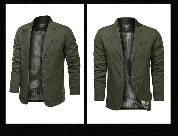 2025 Spring Autumn Blazers Men Fashion Slim Casual Business Handsome Suits Brand Men's Blazers Tops
