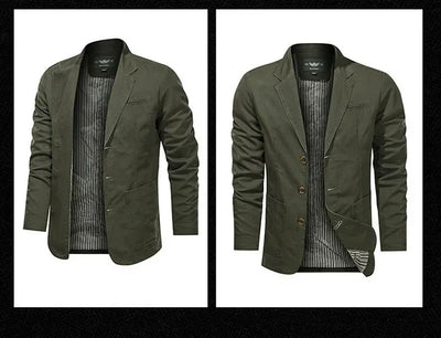 2025 Spring Autumn Blazers Men Fashion Slim Casual Business Handsome Suits Brand Men's Blazers Tops