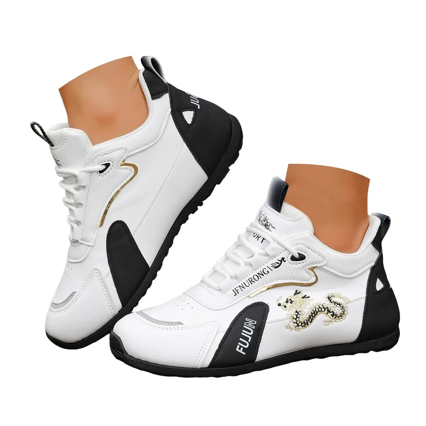 Women Designer Sneakers 2025 Summer Leather Waterproof Casual Sports Shoes Women Lightweight Breathable Anti-Slip Platform Shoes