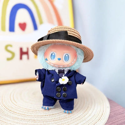 Labubu I II Clothes Pendant Labubu Sitting Baby Clothes Fashion Suit Cute Accessories