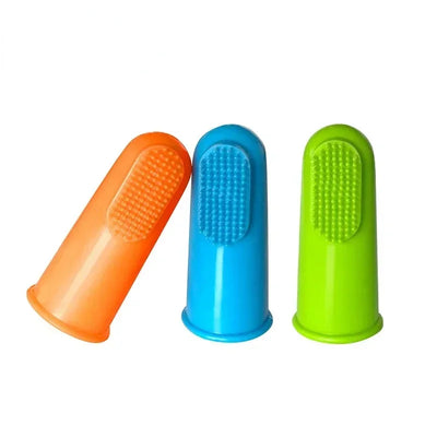 Tooth Brushes for Dog and Cat, Pet Tooth Care Cleaning Supplies, Remove Bad Breath and Tartar, Soft Finger Toothbrush