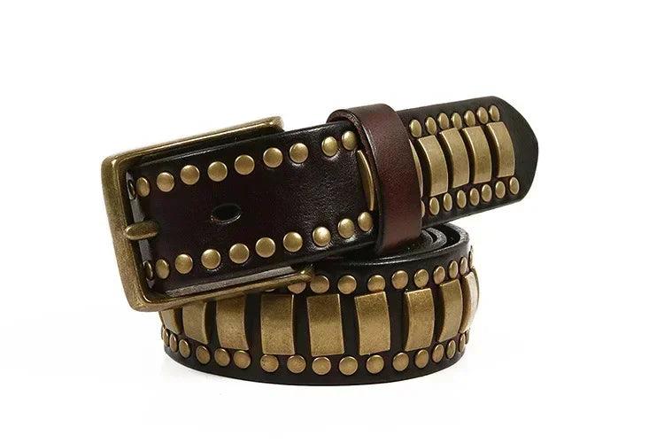 Stylish decorative waistband |original leather pin buckle punk belts | hip hop dress | for men and women