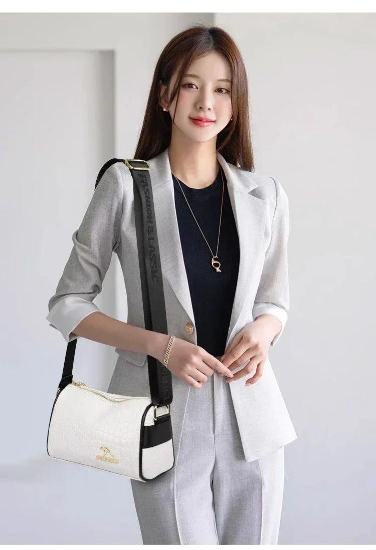2024 luxury designer large capacity handbag women bags high quality messenger bag leather casual shoulder crossbody