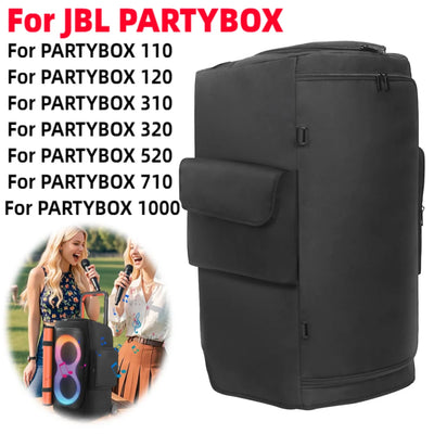 Speaker Carry Cover Waterproof Padded Speaker Protective Cover Double-Sided Speaker Storage Bag for JBL PARTYBOX Storage Bag