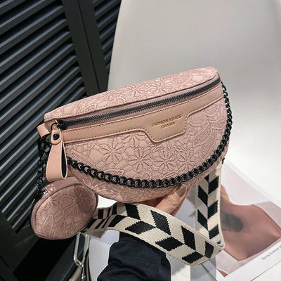 Designer Woman Chest Pack Retro Embroidery Belt Bag Coin Purse Luxury Lady Waist Bag Fashion Brand Shoulder Crossbody Chest Bags
