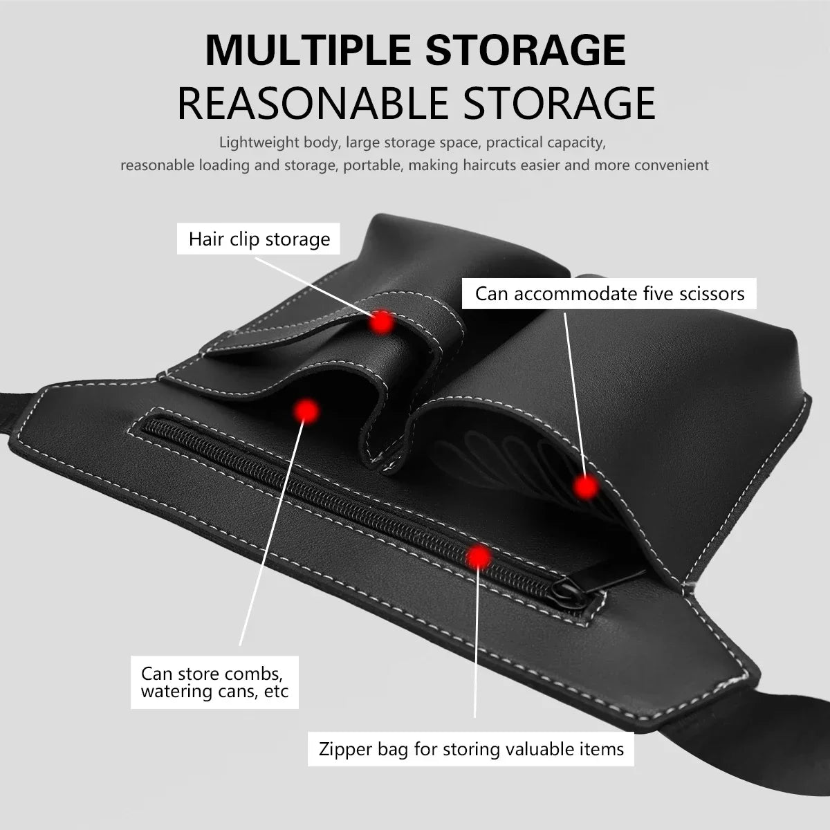 Hair Salon Barber Bag Professional Hairdresser Scissor Holster Belt Bags Barbershop Hairdressing Tools Accessories Supplies