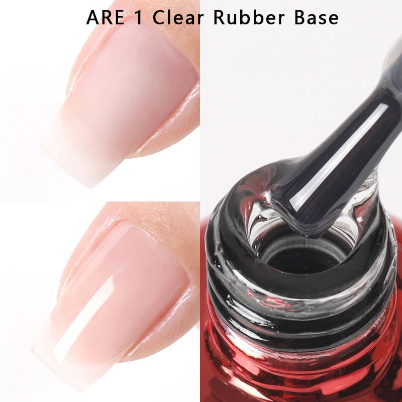 AS Self Leveling Nail Gel Polish 15ml Semi Permanent Reinforcement Nails Art Strong UV Multifunction Gel Top Base Varnish
