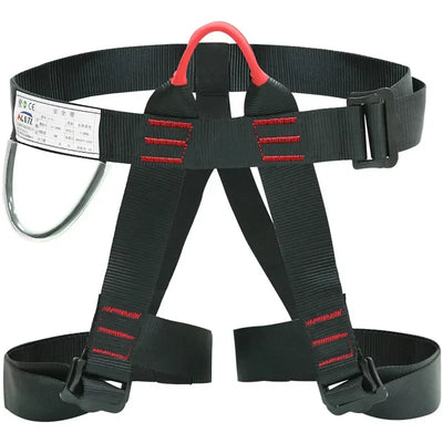 Outdoor Harness Sports Rock Climbing Half-Body Harness Waist Support Safety Belt Aerial Survival Mountain Tools
