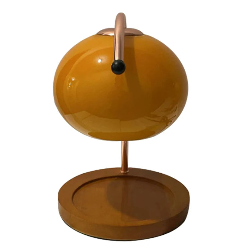 Wooden Base Candle Warmer Lamp with Timer Nordic Candle Wax Lamp Dimmable Modern Wax Melting Light for House Office Decoration