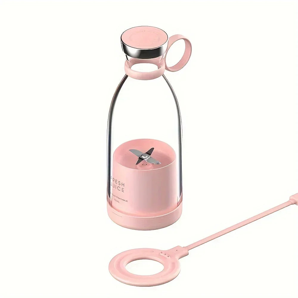 Portable rechargeable blender, hand-held blender (rechargeable &USB) suitable for making smoothies and juices, perfect gift.