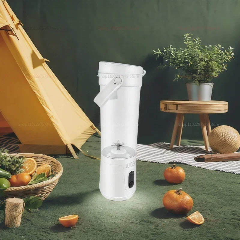 Portable Juice Blender 600ML 12 Blades Household USB Rechargeable Electric Juicer for Smoothies Fruit Mixing Personal Blender