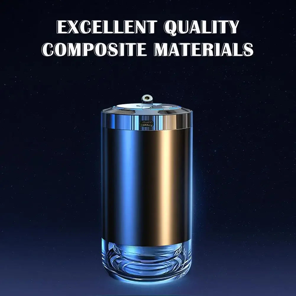 Car Aroma Diffuser With LED Starry Ambient Light 50ml Cologne Perfume Car Air Freshener Flavoring For Cars Fragrance Diffusers