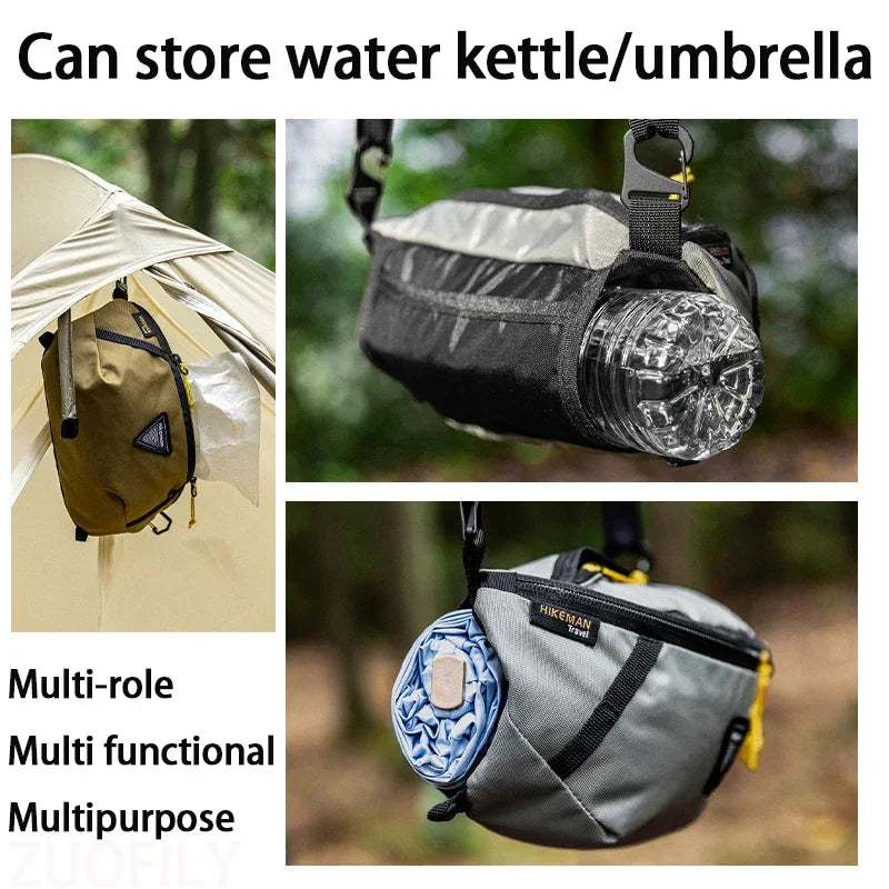 Waist Bag Outdoor Sports Mountaineering Cycling Mobile Bag Backpack Expansion Pack Travel Hiking Lightweight Equipment Belt Bags