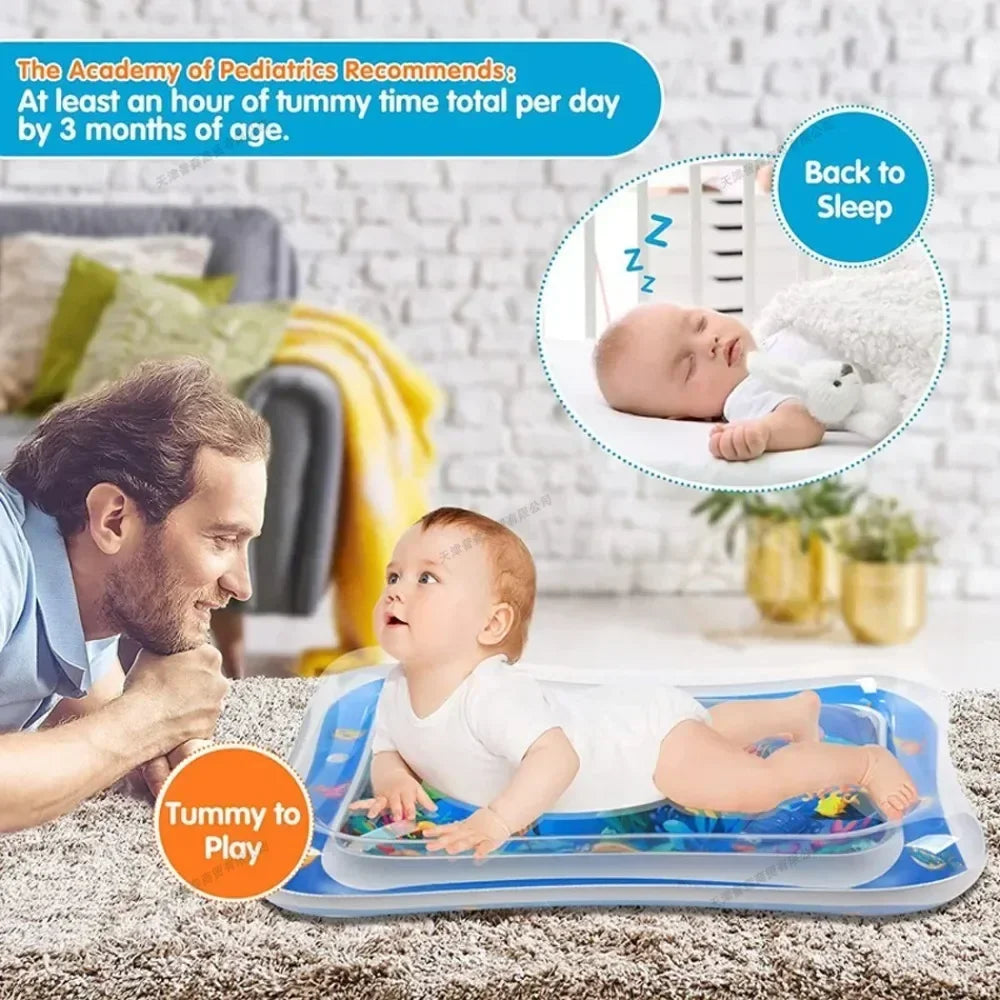 Baby Water Play Mat Inflatable Cushion PVC Baby Playmat Toddler Water Pad Early Education  Activity Baby Toys Children Play Mats