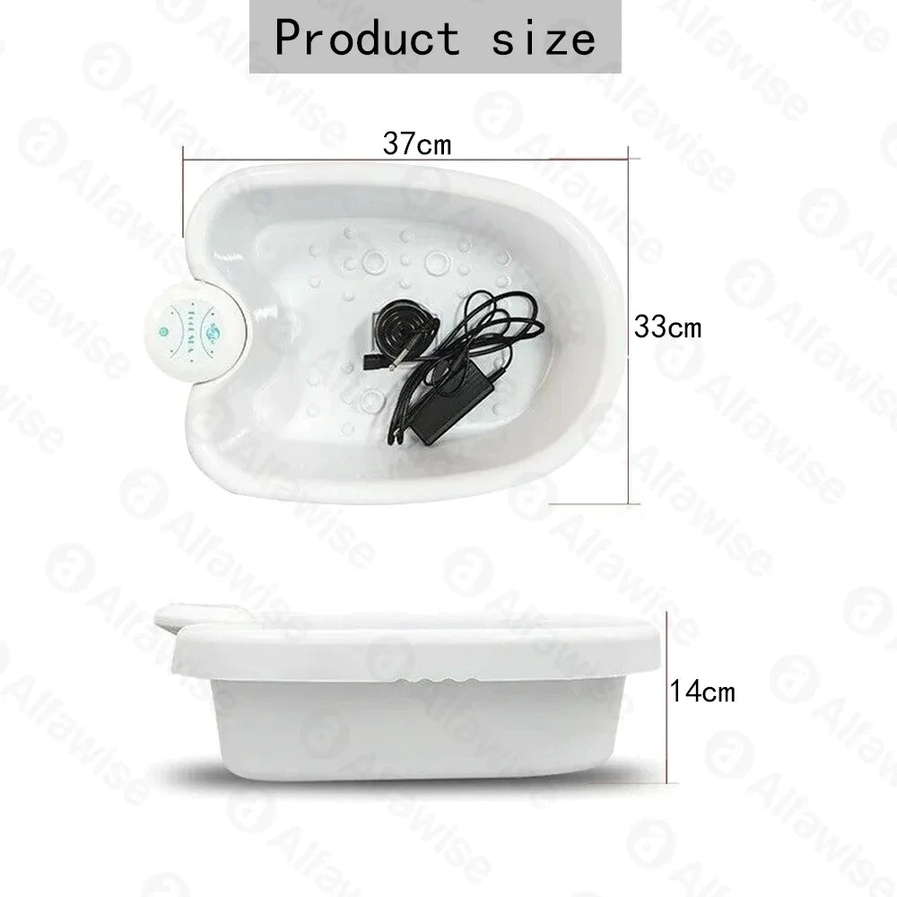Foot BathTub Only Detox Ion Foot Spa Bath Basin Foot Soaking Buckets Sauna Foot spa Bathtub Vibration Massage Care Arrays Aqua