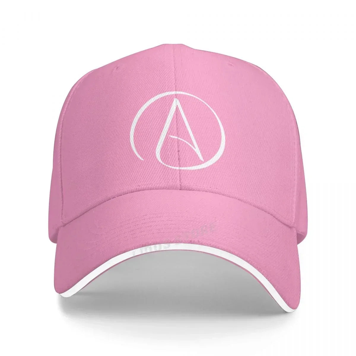 Atheist Atheism Symbol Print Baseball Cap Summer Men Sunhat Fashion Adjustable Unisex Atheism No Religion Hats Bone