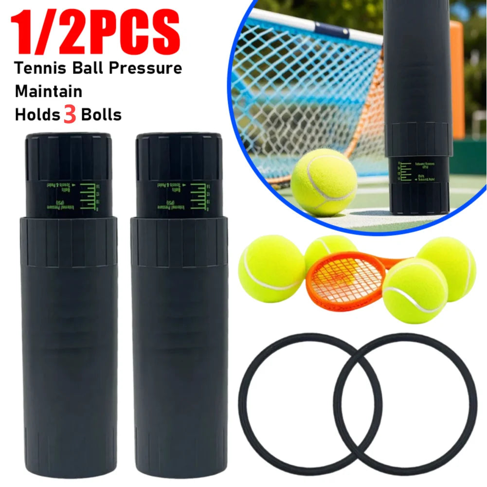 1/2PCS Tennis Ball Pressure Maintain Repair Container Tennis Ball Saver Storage Box For Beach Tennis Ball Shape Restore Bounce