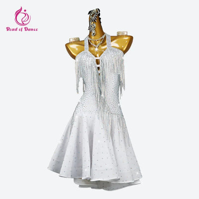 Clothes For Prom Latin Dance Dress Practice Cabaret Womens Costume Sexy Outfits Girls Sports Elegant Party Skirt 2025 Stage Wear