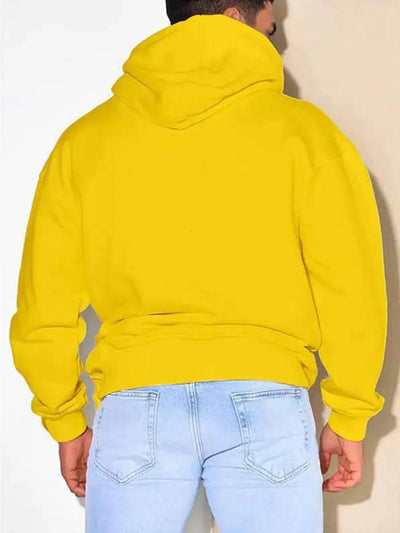 Shh No One Cares New Men'S Printed Autumn And Winter Sweatshirts, Versatile Spring Autumn Hooded Trendy Brand Sweatshirts