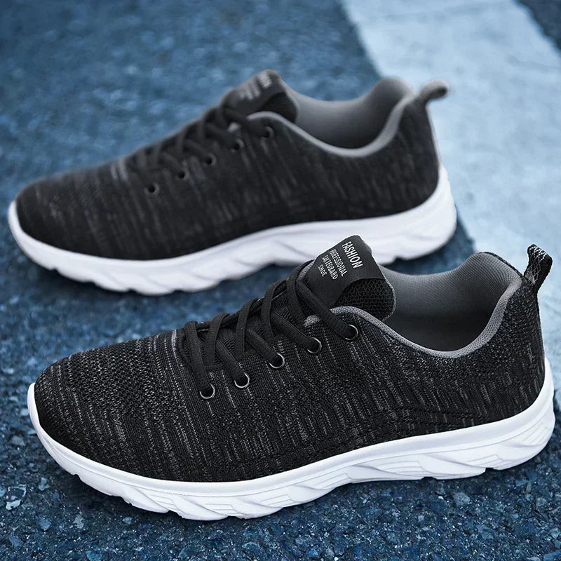 New Athletic Shoes for Men Shoes Sneakers Black Casual Men Mesh Sneakers Breathable Tennis Running Walking Gym Men Shoes