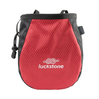 Bouldering Chalk Bag Storage Pockets Rock Climbing Chalk Bag with Chalk Brush Magnesium Powder Bag for Climbing Weightlifting