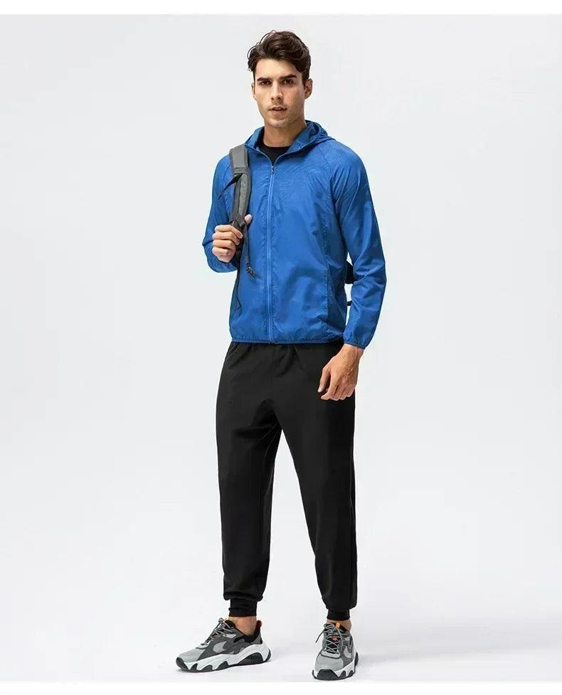 Spring windbreaker jackets for men women coat sun protection quick dry waterproof rain jacket