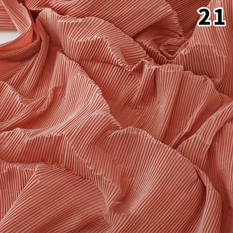 Wrinkled Texture Fabric Background Printmaking Material DIY Wedding Celebration Women Dress Suit Diy Sewing Material