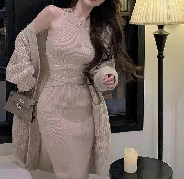 Dresses for women elegant sexy sleeveless back textured mini skinny dress new fashion summer casual ptkpcc