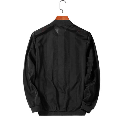 Men's Summer Casual Jackets Cool Lightweight Hooded Zip Jacket with Pockets Summer Essential Outerwear  Cut-Out Jacket