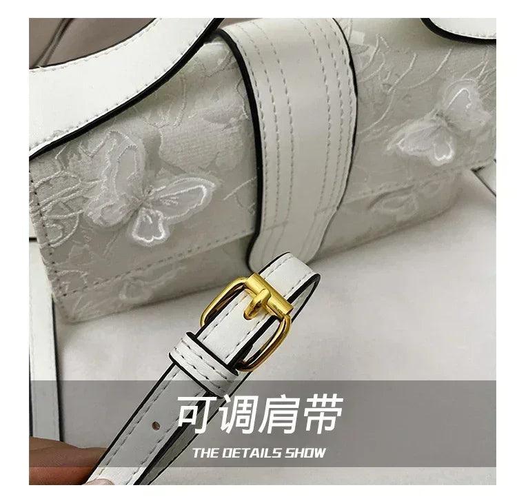 Modern minimalist leather shoulder bag - designer ladies handbag for work shopping and special occasions