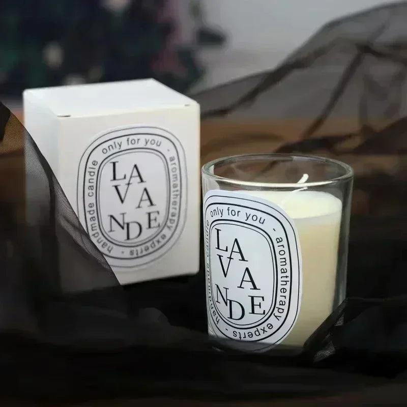 Transparent low flame candle romantic incense high beauty holiday guest gift premium