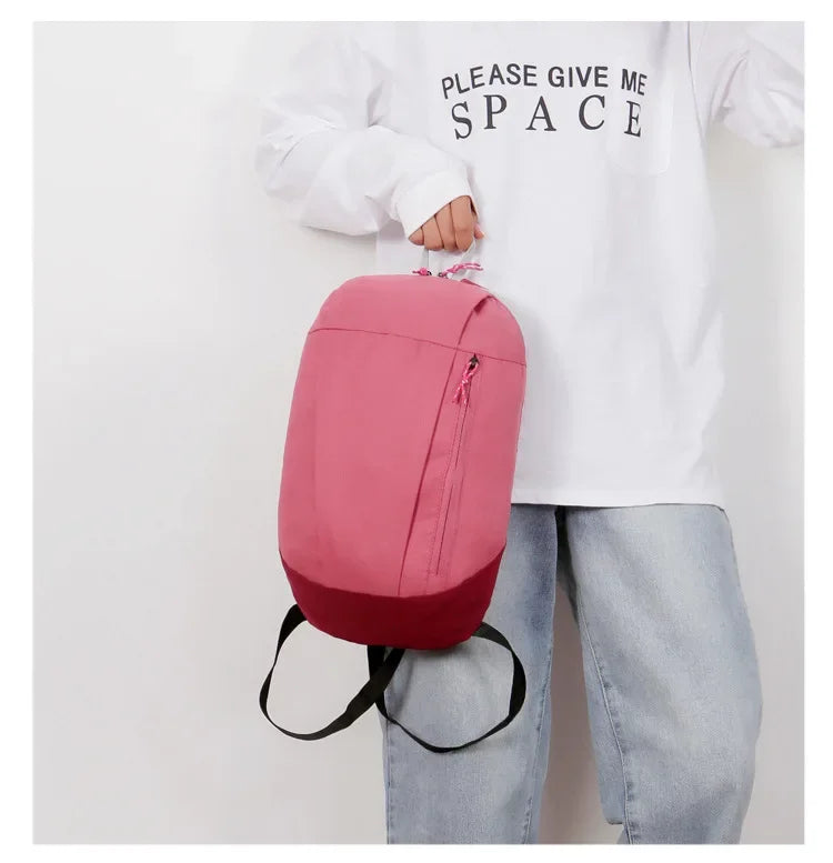 Mountaineering bag large capacity simple all-matching, fashionable, lightweight travel backpack, water splash resistant backpack