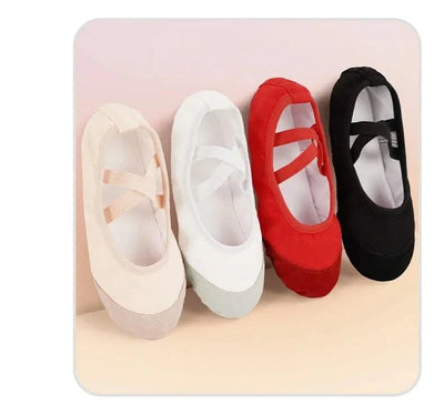 Children Girls Ballet Shoes Classical Dance Shoes Kids Boys Adult Ballet Slippers Indoor Yoga Gym Soft Sole Dance Practice Shoes