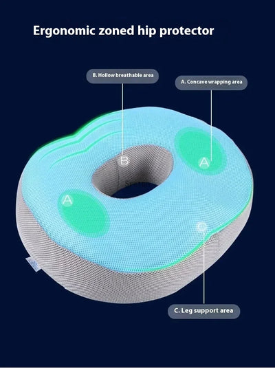 Latex Hemorrhoid Seat Cushion Thickened Office Beautiful Buttocks Pregnant Women Buttocks Pad Hollow Tailbone Protect Cushions