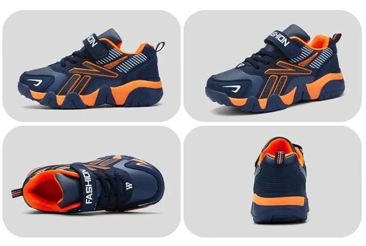 Children Boys Shoes School Sports Fashion Leather For Kids Tennis Casual Sneakers Children's Boy Running 7-12 Years Walking Shoe