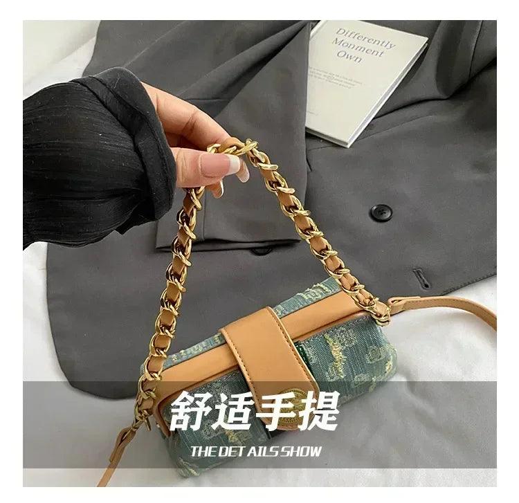 Luxury - grade 2025 women’s niche - designed cowboy - cloth bags - fashion - forward crossbody shoulder & under - arm