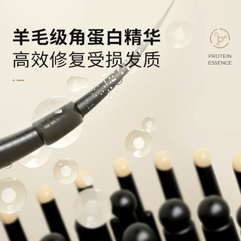 USB/110V/220V Portable 2-in-1 Negative Ion Electric Hair Brush and Curler by Aimoret for Straightening and Curling