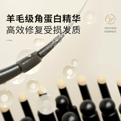 USB/110V/220V Portable 2-in-1 Negative Ion Electric Hair Brush and Curler by Aimoret for Straightening and Curling