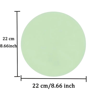 Round Mouse Pad Single-sided Solid Color Universal Non-slip Pad Mouse Pad Suitable for Laptop Office Leather Gaming Mouse Pad