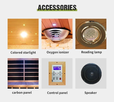 Indoor Traditional Sauna Dry Steam Far Infrared Sauna Room Outdoor Electric Stove Sauna